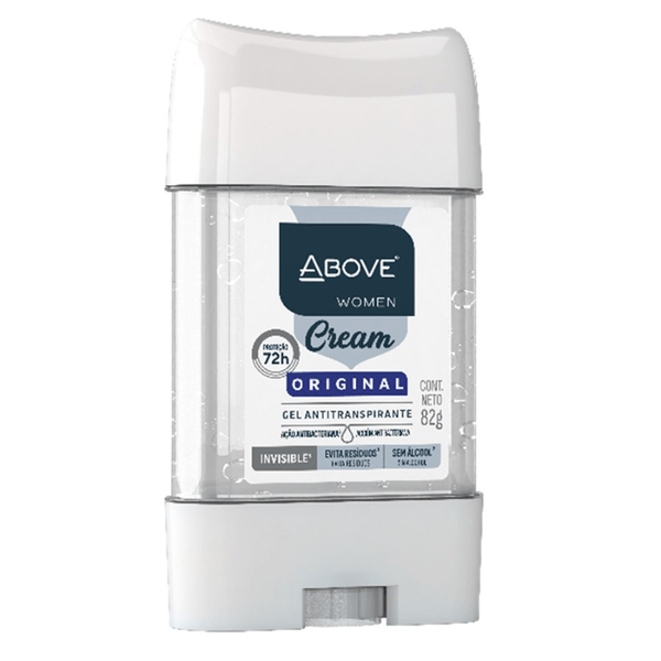 Desodorante Antitranspirante Gel Above Women Cream Original 72H 82G